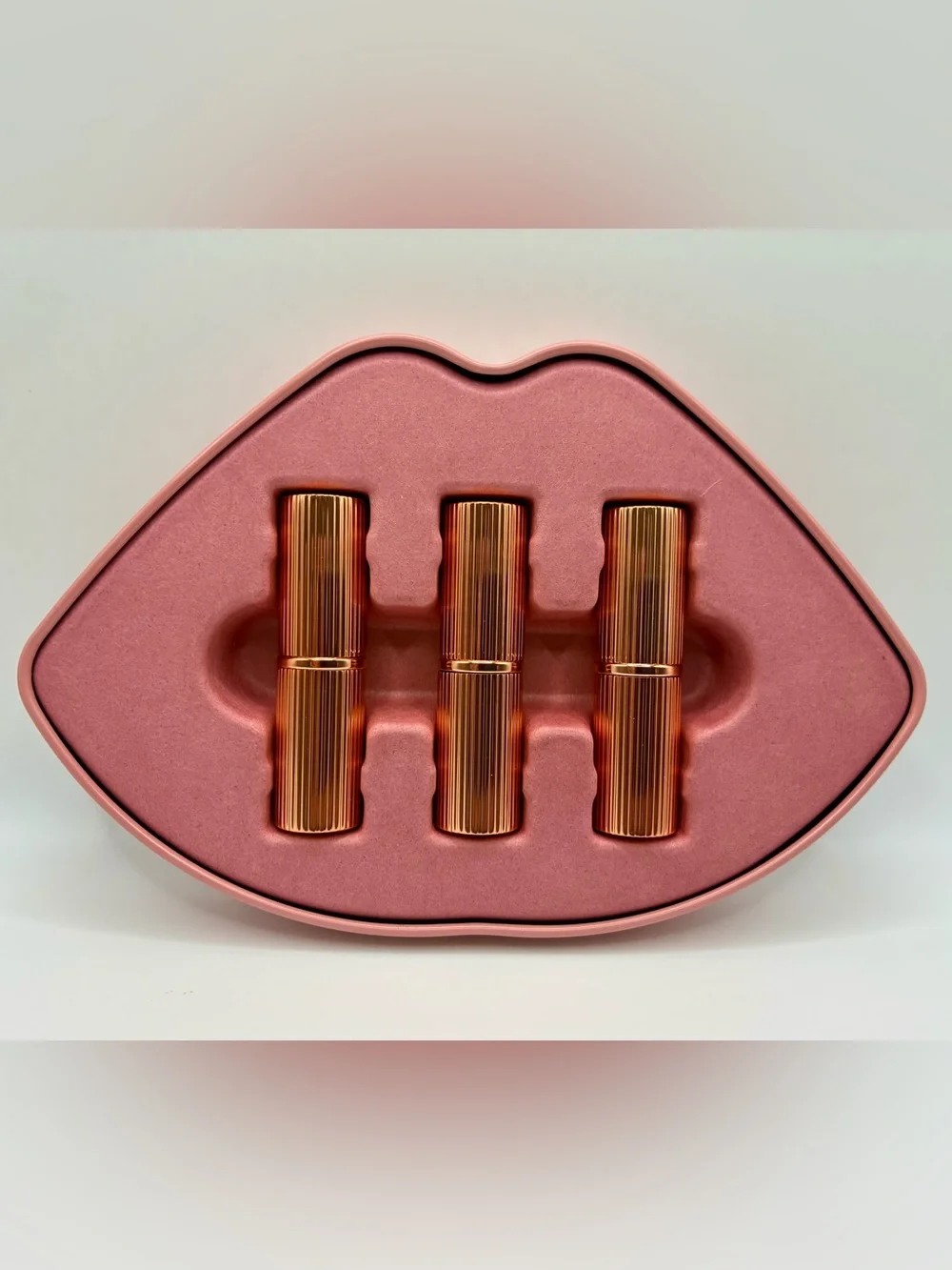 Charlotte Tilbury Charlotte's Iconic Hollywood Mini Lip Trio 3 Lipstick Set